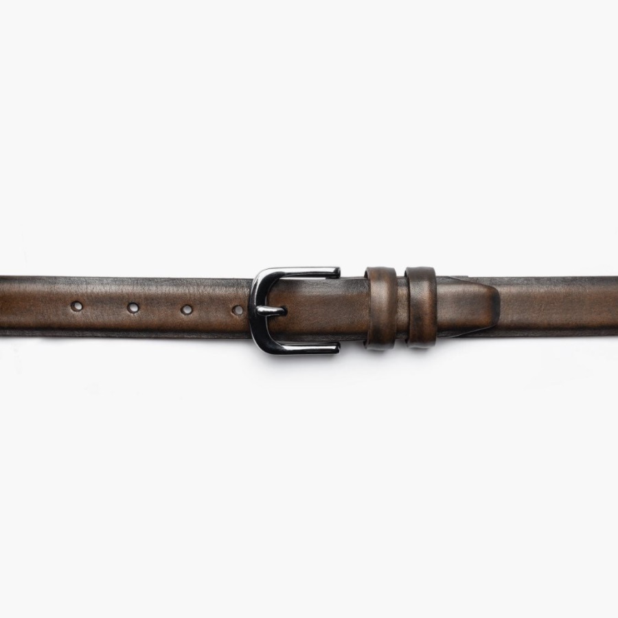 ブラック コーヒー メンズ リファインド レザー ベルト ウェンズデイ