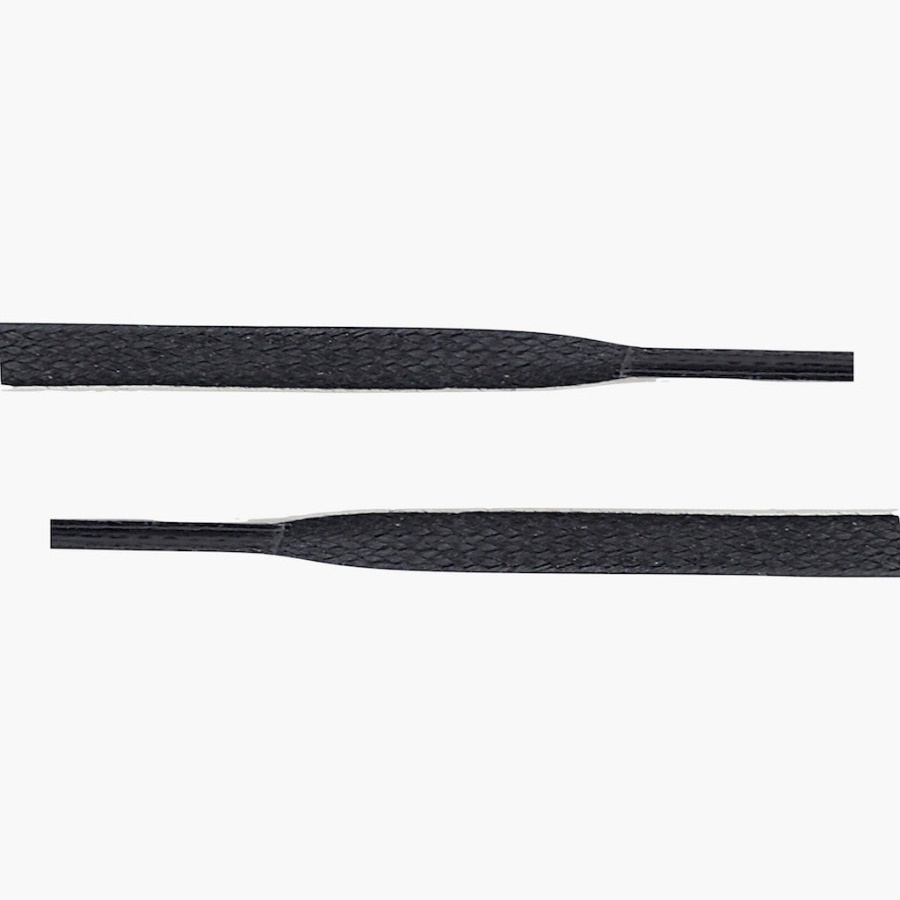 ブラック ウェンズデー フラット ワックス コットン シューレース