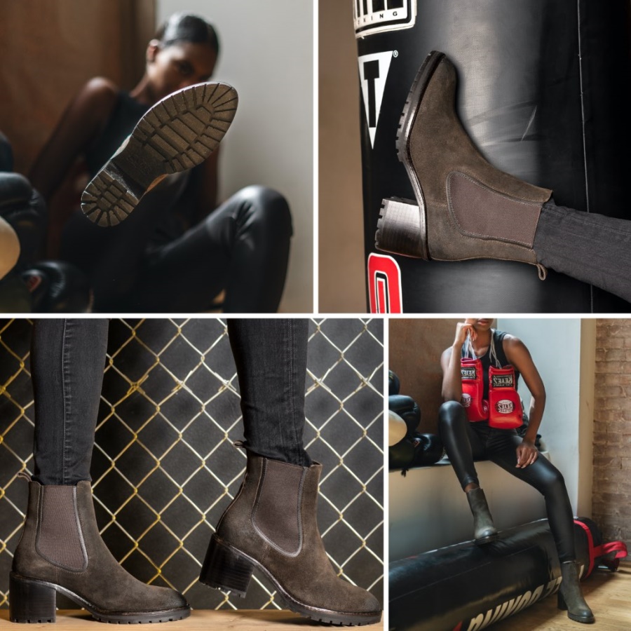 ダーク オリーブ スエード チューズデイ ノックアウト