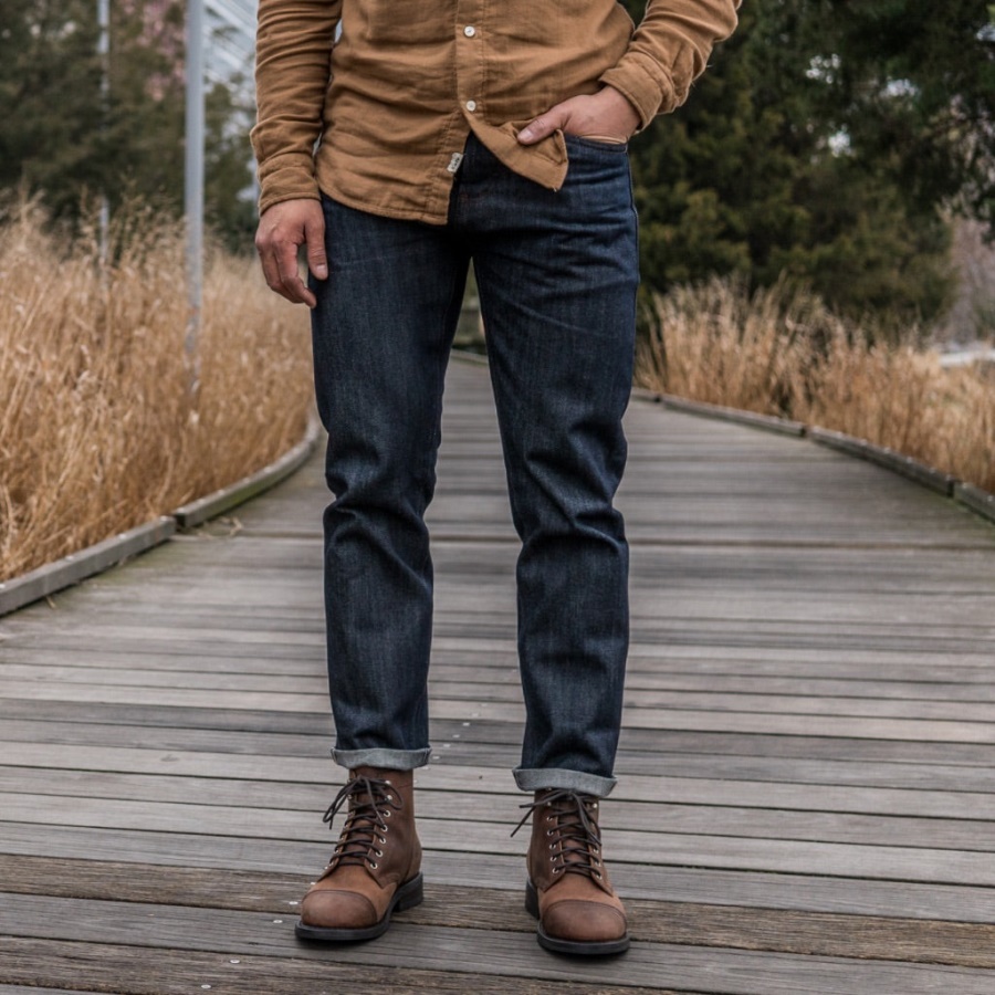 フライデーインディゴ（テーパード）セルビッチテーパードジーンズ