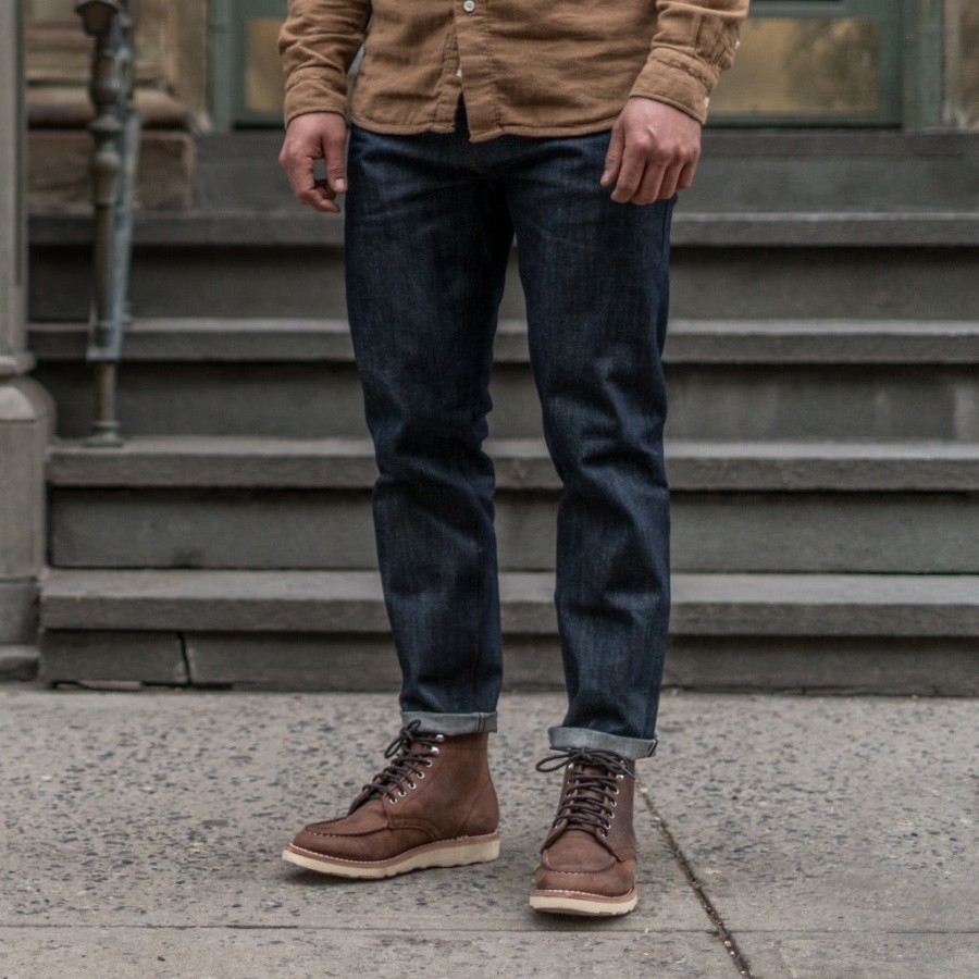 フライデーインディゴ（テーパード）セルビッチテーパードジーンズ