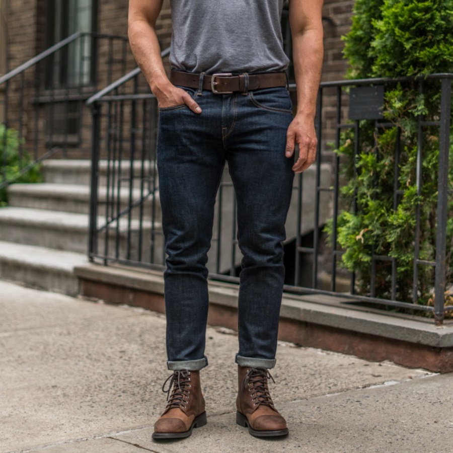 メンズ ヘリテージ レザー ベルト アリゾナ アドビ フライデー