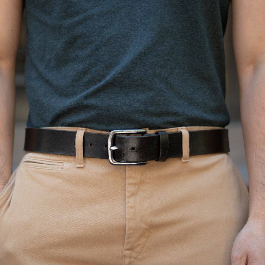 メンズ ヘリテージ レザーベルト マンデー カカオ