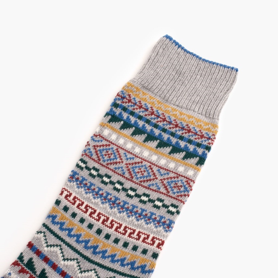 メンズ ソデロ ヴェローナ ソックス チューズデイ シール グレー