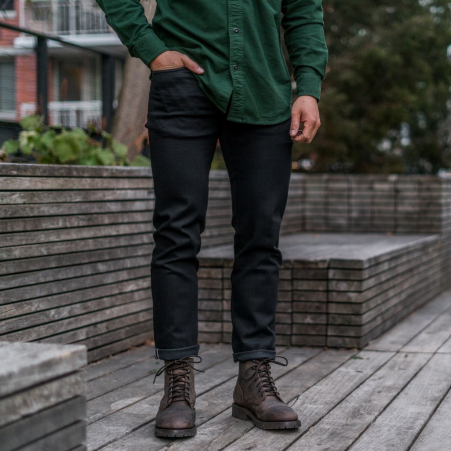 ペン スリム フィット ジーンズ サンデー ブラック