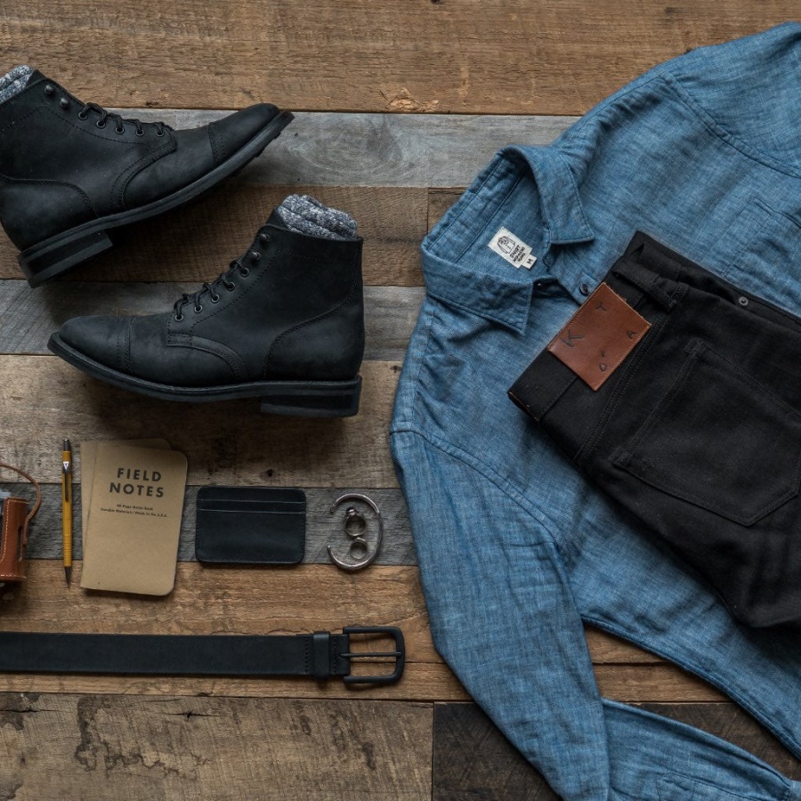 ペン スリム フィット ジーンズ サンデー ブラック