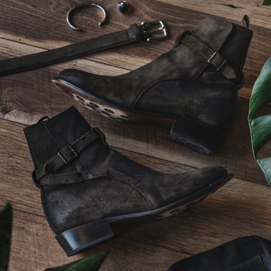 ローグチューズデイ ダークオリーブスエード