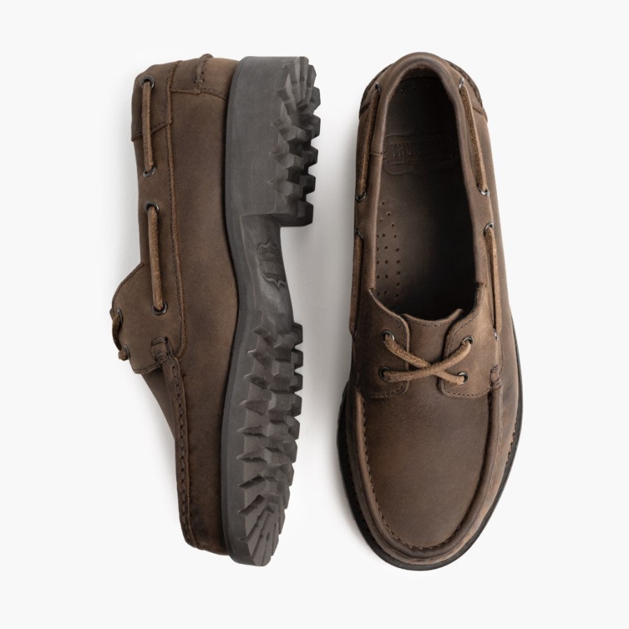 サタデー タバコ ハンドソーン ローファー