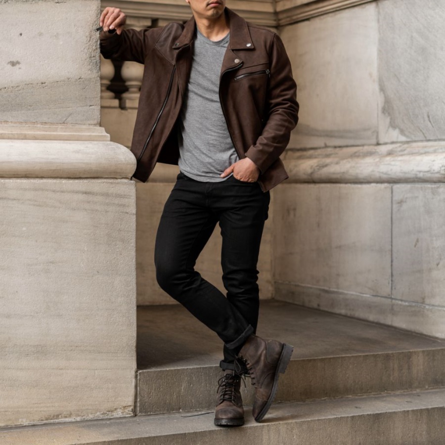 タバコ水曜日のオートバイのジャケット