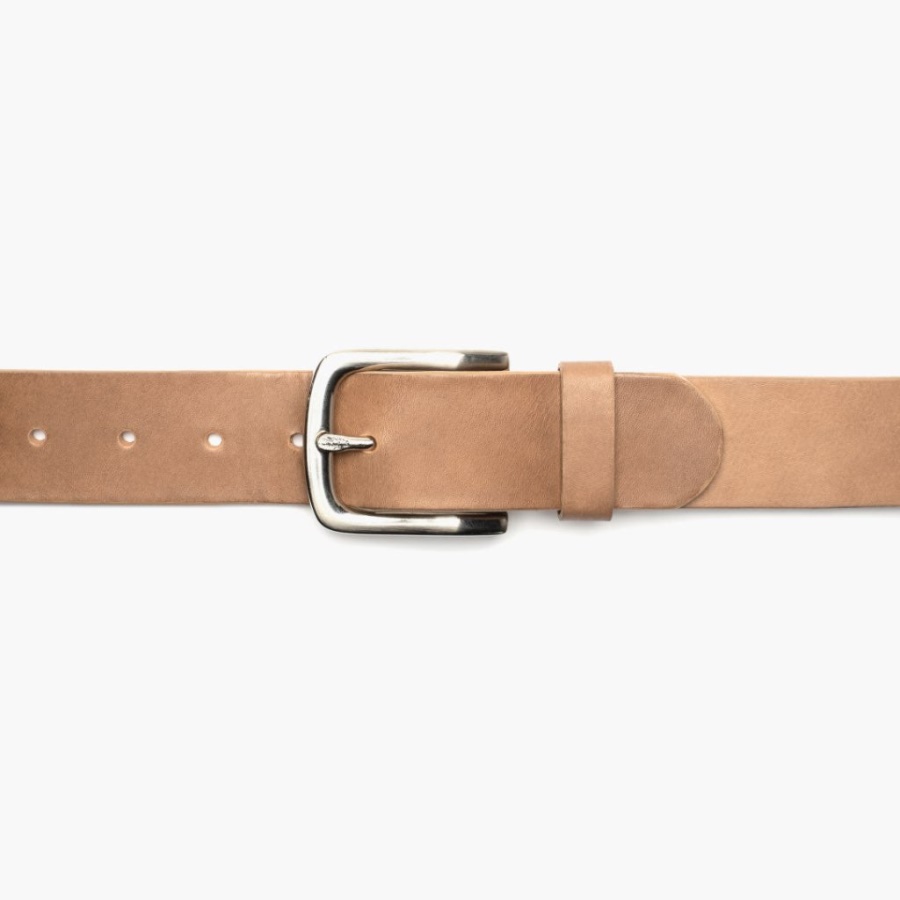 水曜日メンズヘリテージレザーベルトナチュラルバケッタ