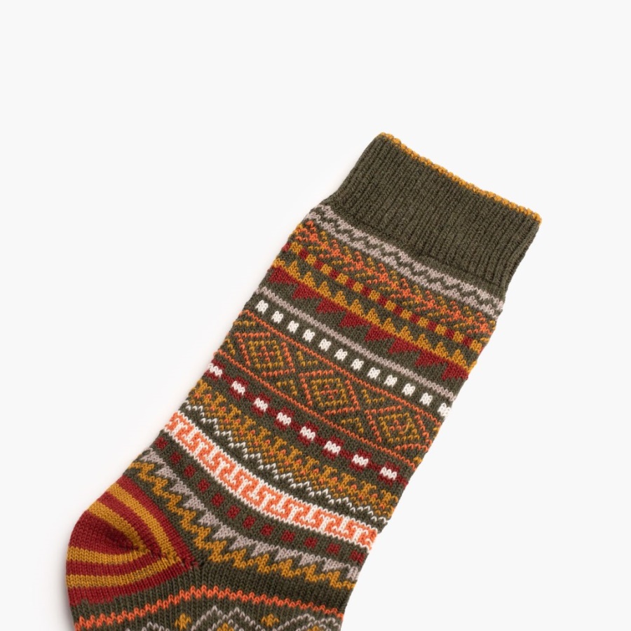 女性のソデロ ヴェローナ ソックス ダーク モス ウェンズデイ