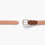 サタデー コニャック スエード メンズ リファインド レザー ベルト - 画像 (4)