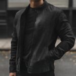 レーサージャケットブラックマットサタデー